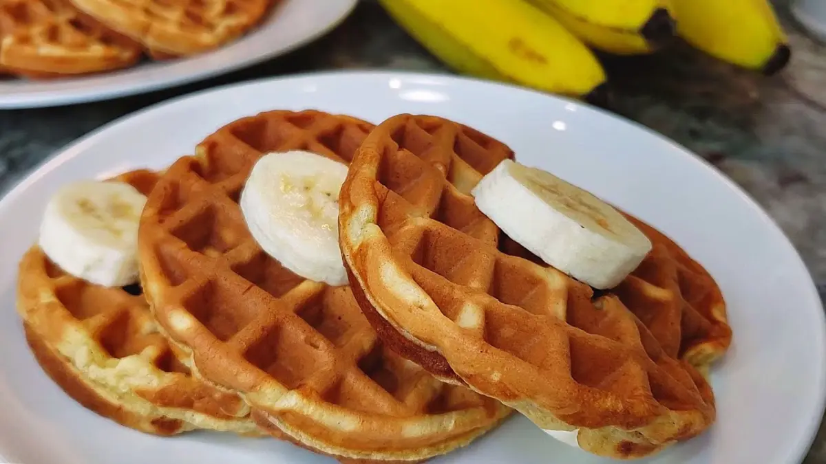 Banana waffles recipe